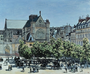 St. Germain l’Auxerrois [circa 1866–67] by Claude Monet [1840–1926]